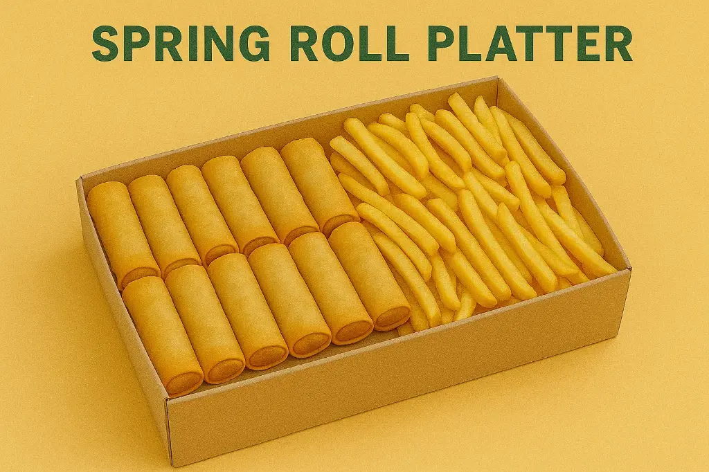 Spring Roll Platters 30pcs With Fries