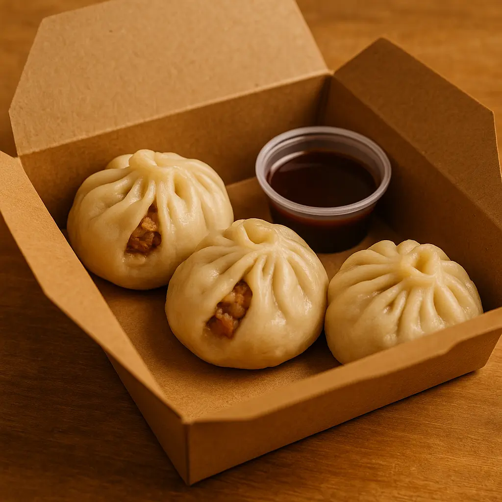 Baozi 3pcs (Steamed Bun) (Catering)