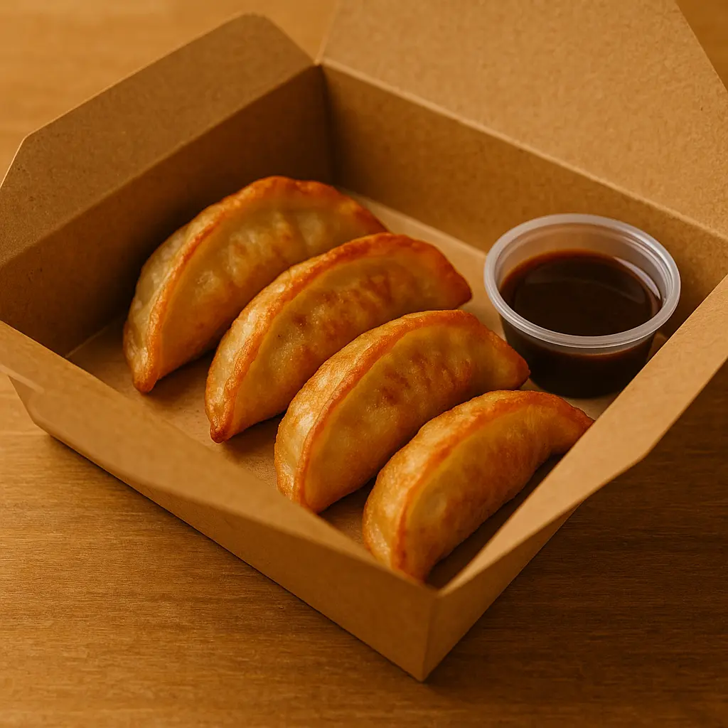 Fried Dumpling 4pcs (Fried Momo) (Hot BBQ)