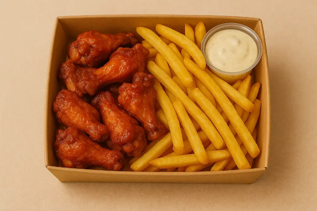 Regular Wings and Fries (Catering)